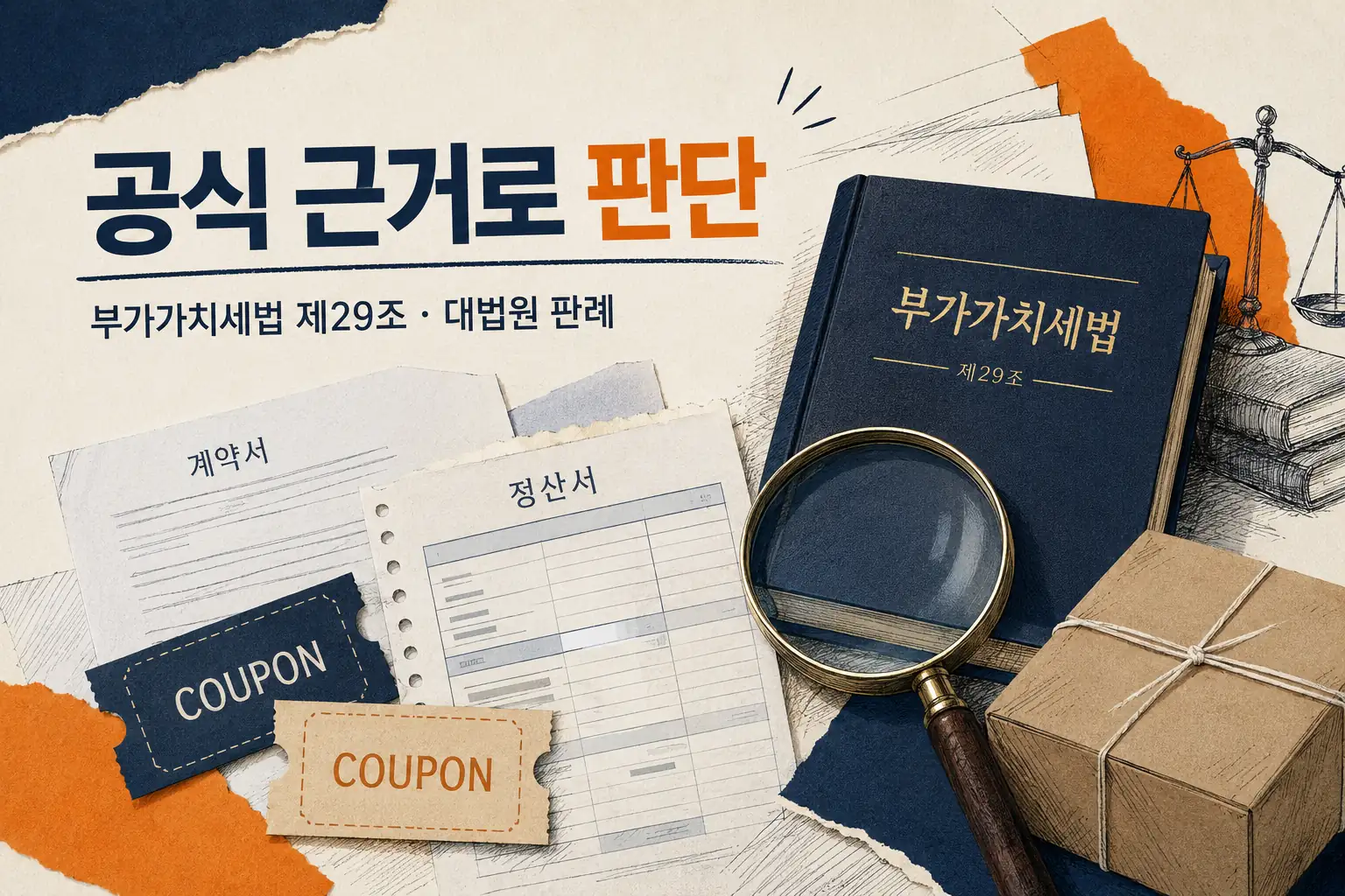 할인쿠폰 세무의 공식 근거