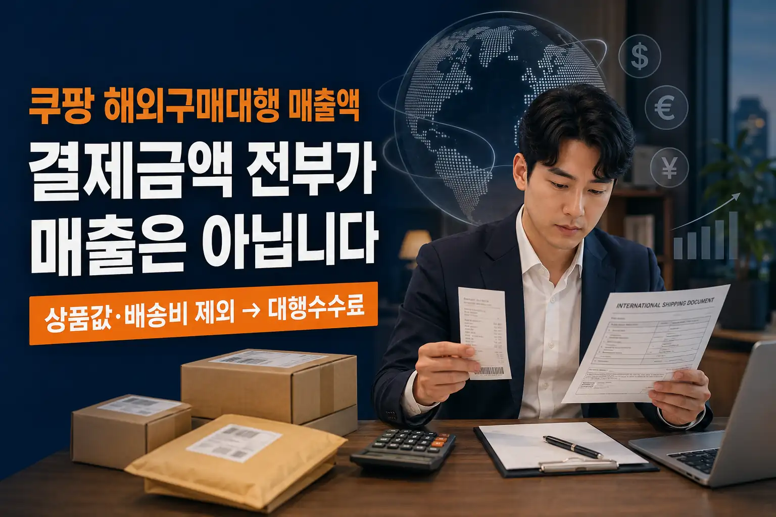 쿠팡 해외구매대행 매출액, 결제금액과 다른 이유