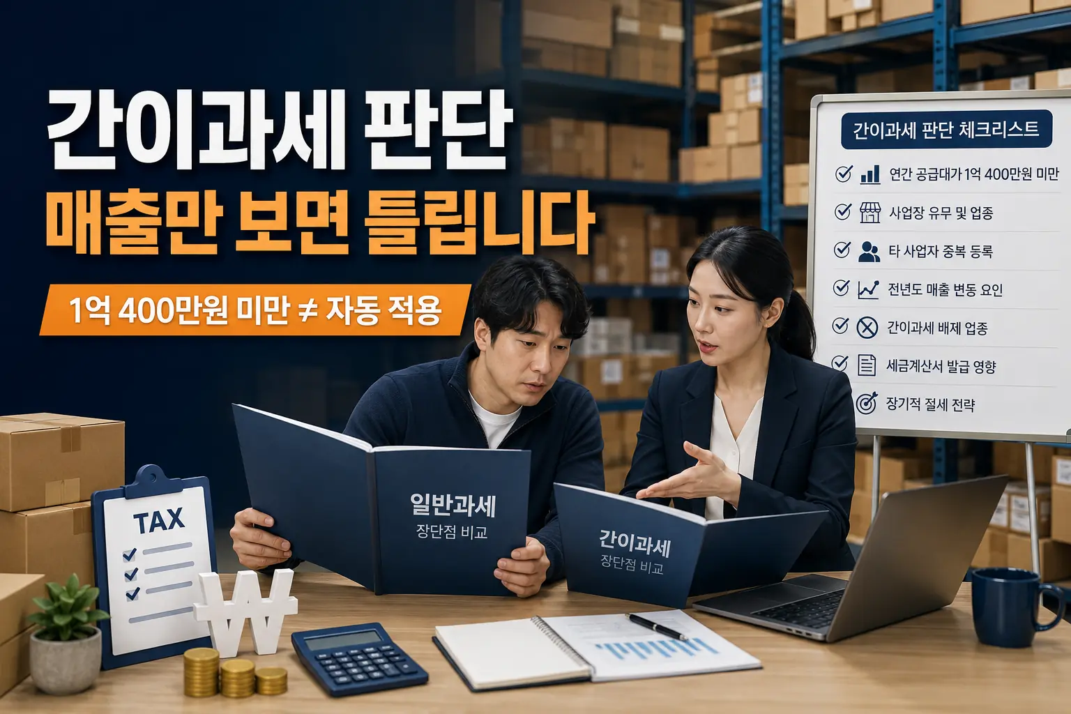 쿠팡 판매자 간이과세자, 매출 기준만 보면 틀립니다