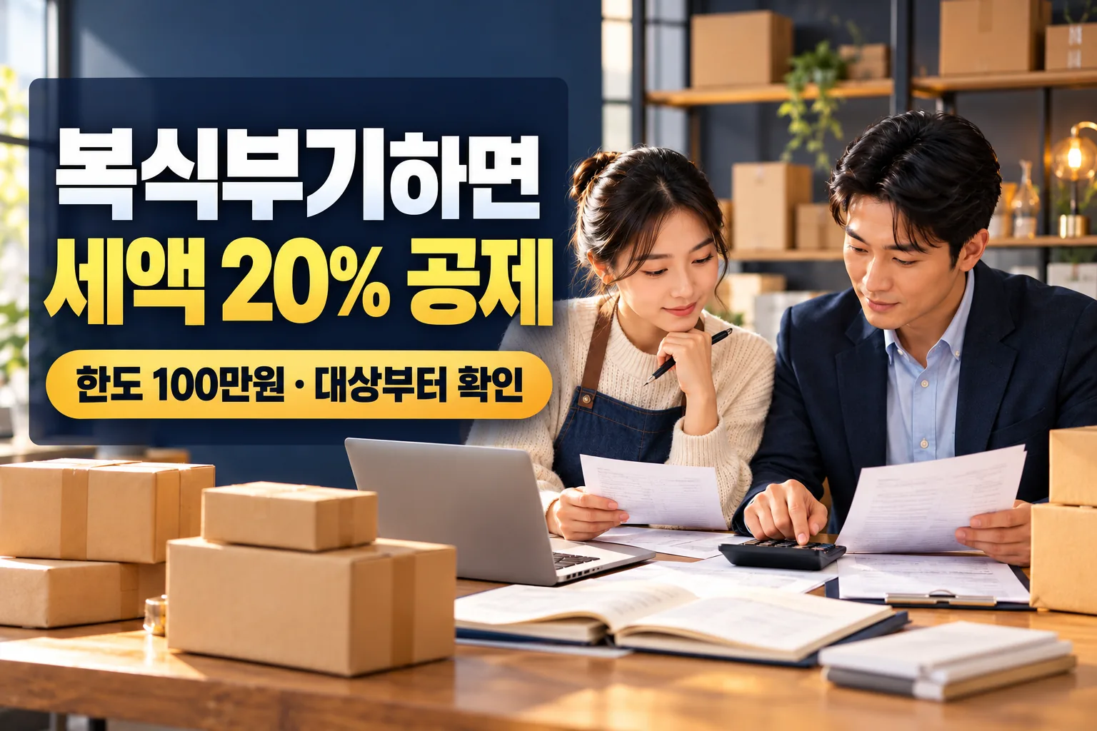 쿠팡 판매자 기장세액공제, 복식부기 100만원 한도